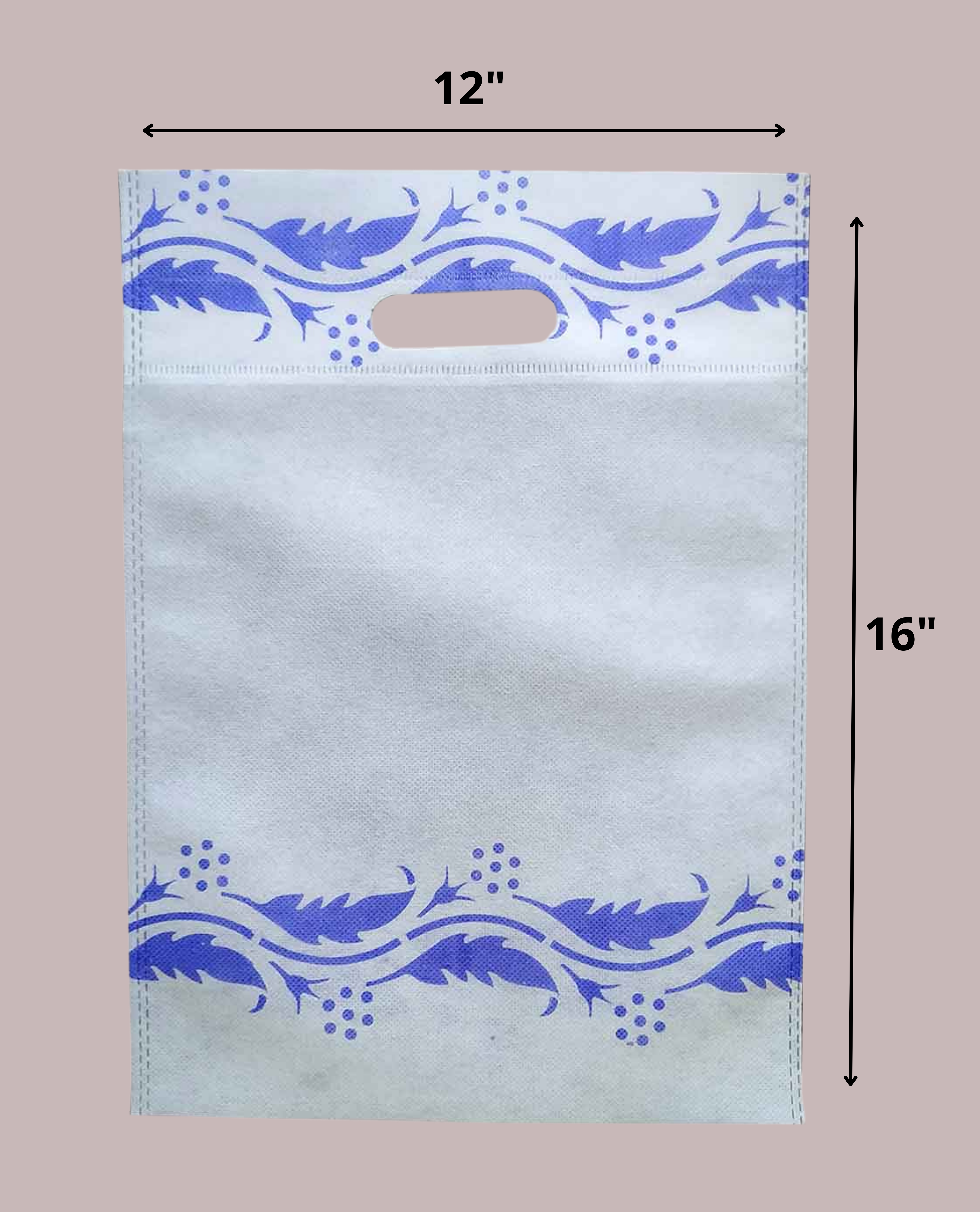 D-CUT PRINTED BAGS (12"X16")